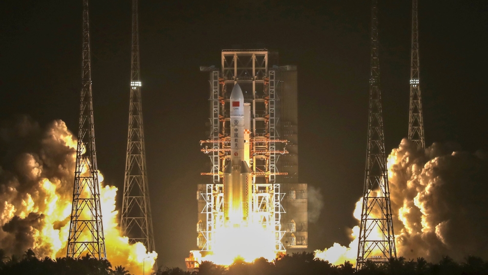 The Long March-5 Y3 rocket,