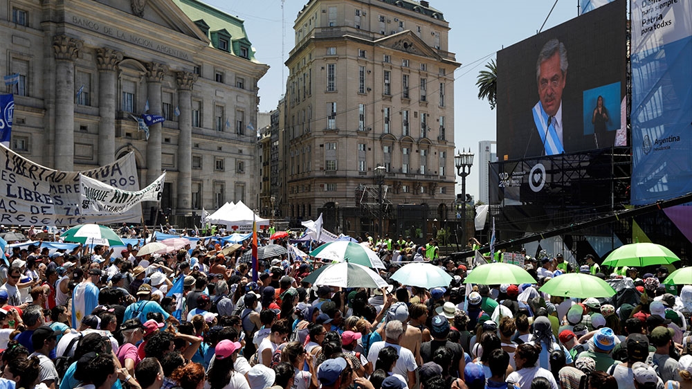 Argentina crowd