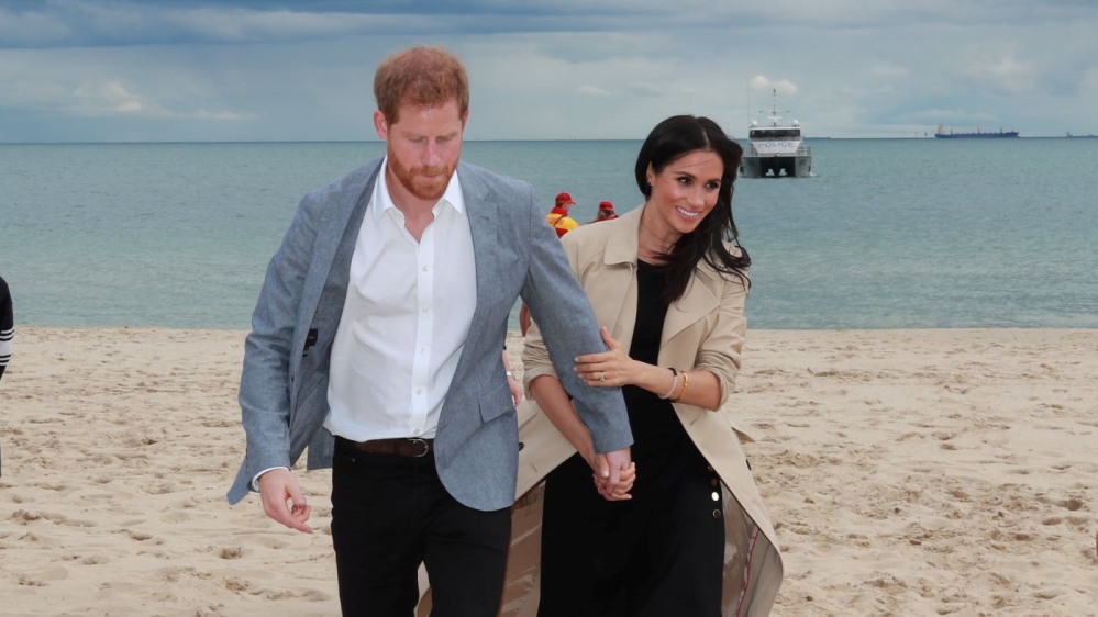 Prince Harry The Duke of Sussex with Meghan Markle
