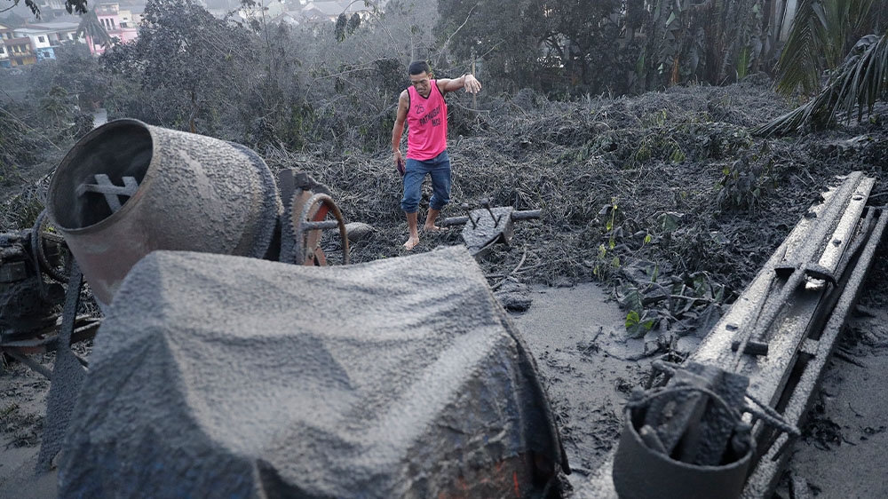Philippines volcano