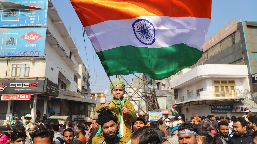 Indian protesters are demanding a withdrawal of the controversial citizenship law