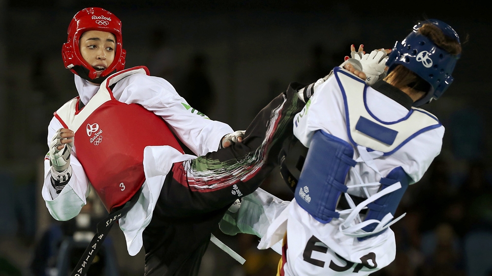 Officials would humiliate Alizadeh by saying it was not virtuous for a woman to stretch her legs, she said