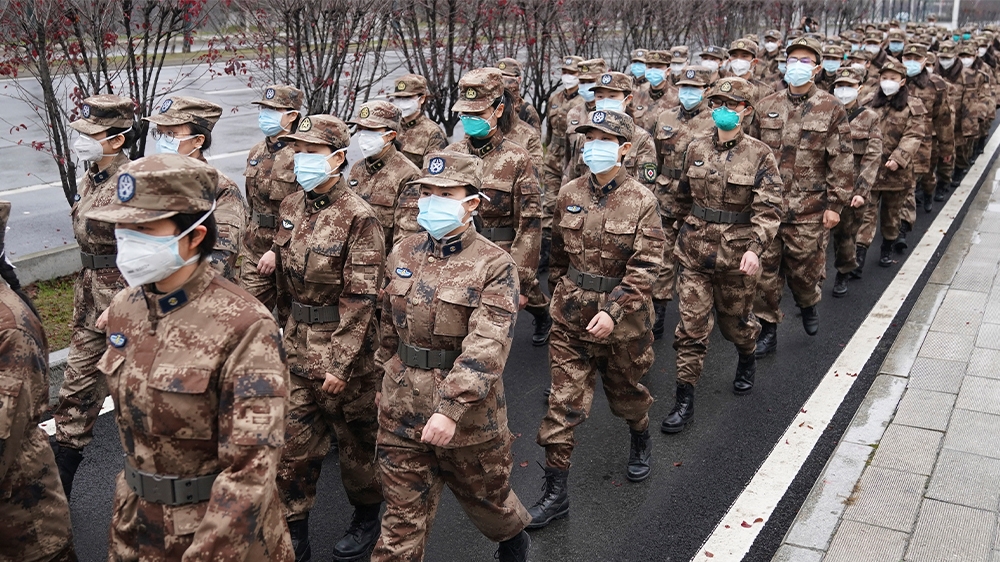 China has deployed the military to the sealed-off city of Wuhan as it attempts to stop the deadly virus from spreading