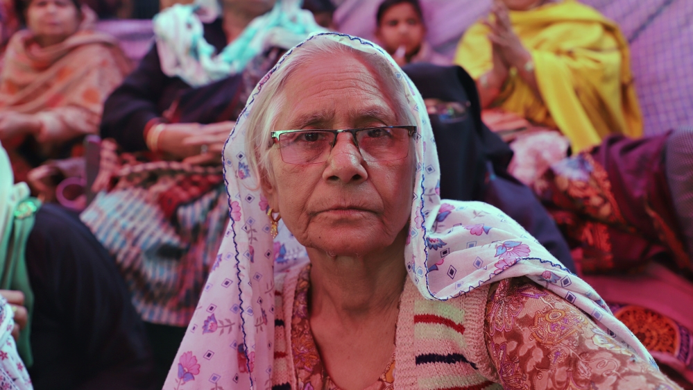 Sarwari, 75, was one of the women who unfurled the Indian flag at Shaheen Bagh