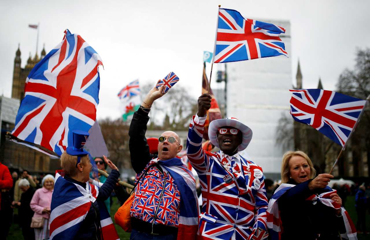 Brexit Day celebrations at Parliament Square in London are set to go on into the night