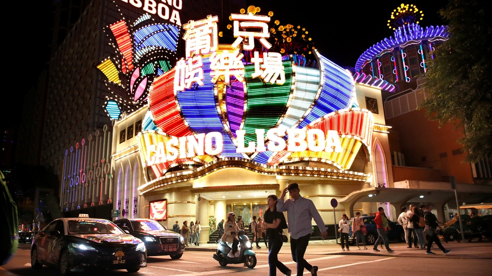 Macau, a gambling hub, is a popular destination for mainland tourists