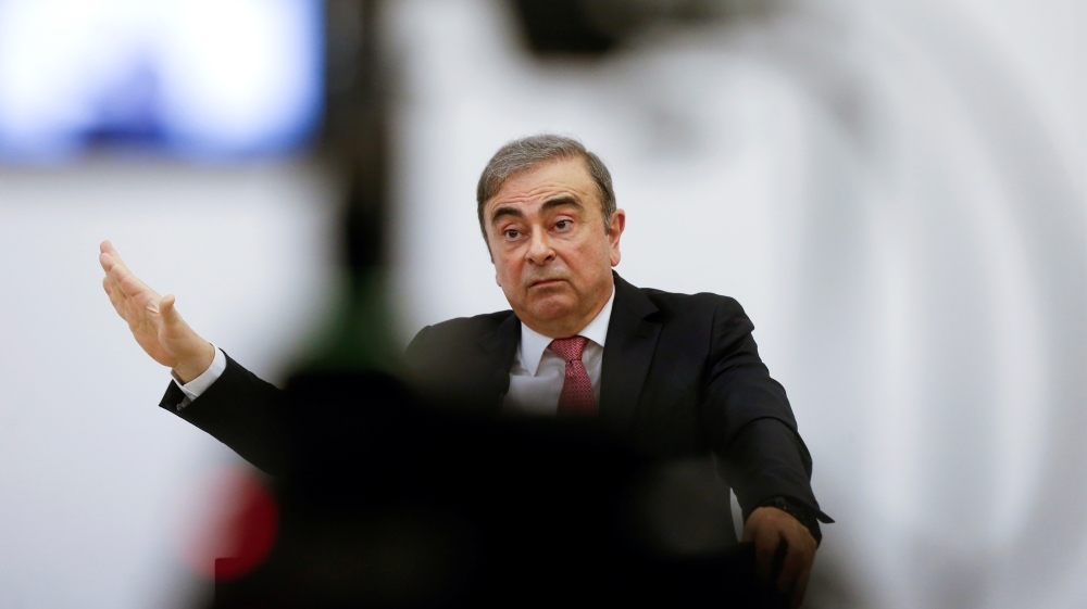 Former Nissan chairman Carlos Ghosn''s news conference in Beirut