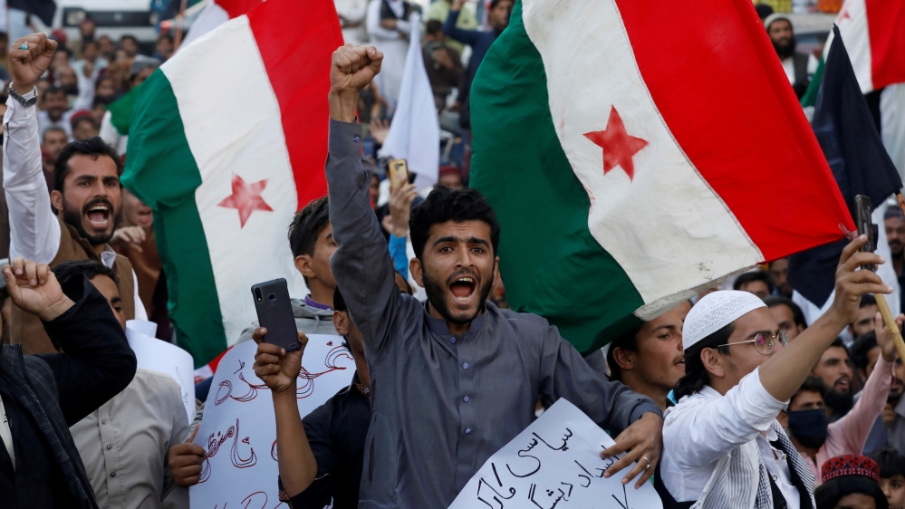 Pakistan PTM protest Reuters