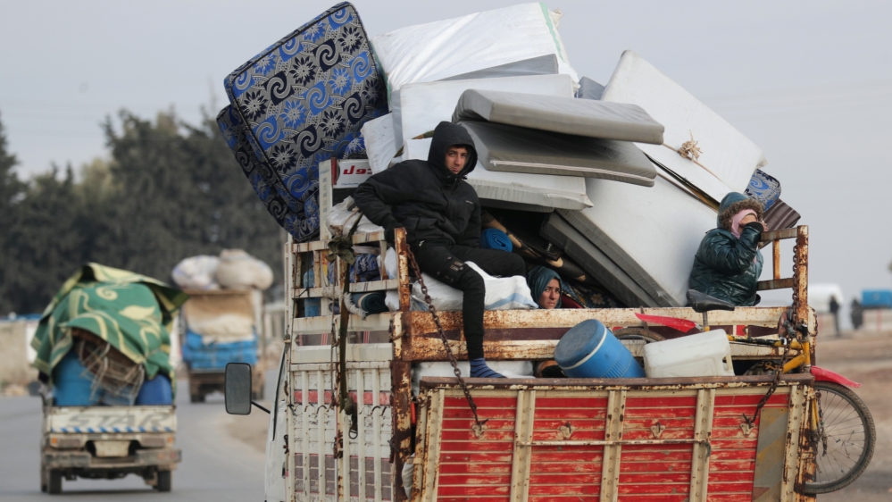 According to the UN, some 900,000 people have been displaced in the area since the December offensive