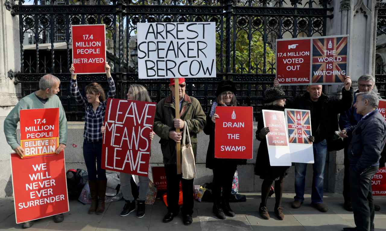 Brexit protests - reuters