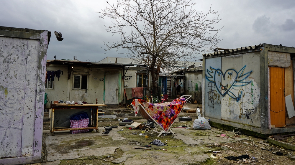 Roma camp