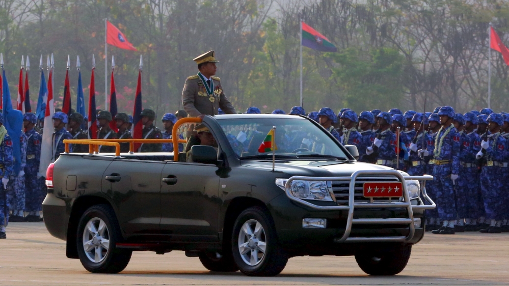 Myanmar’s military still wields considerable power in the country, appointing three key ministers – defence, border and home affairs – while holding 25 percent of parliamentary seats [Soe Zeya Tun [Reuters]