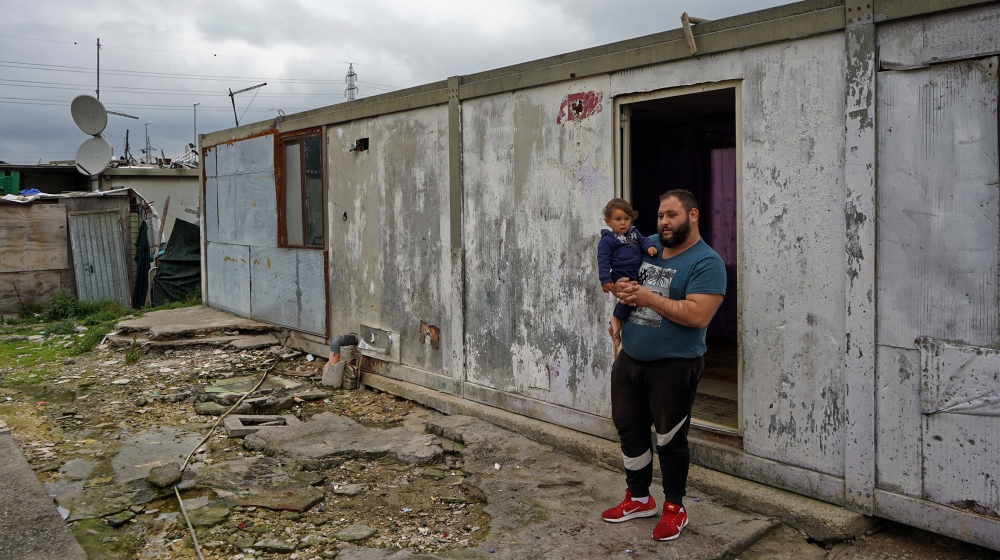 Roma camp