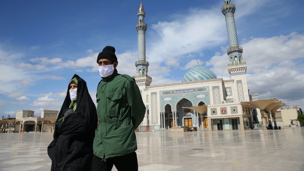 Iran mosque coronavirus Qom
