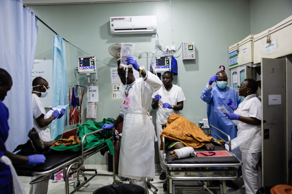 Five people were in critical condition and had to be rushed into the operation theater on the same day.