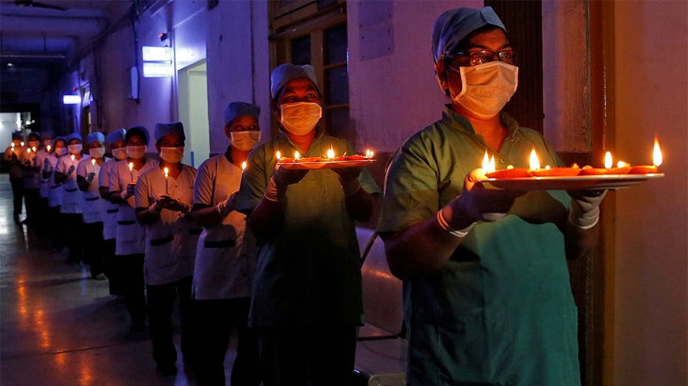 india lighting up