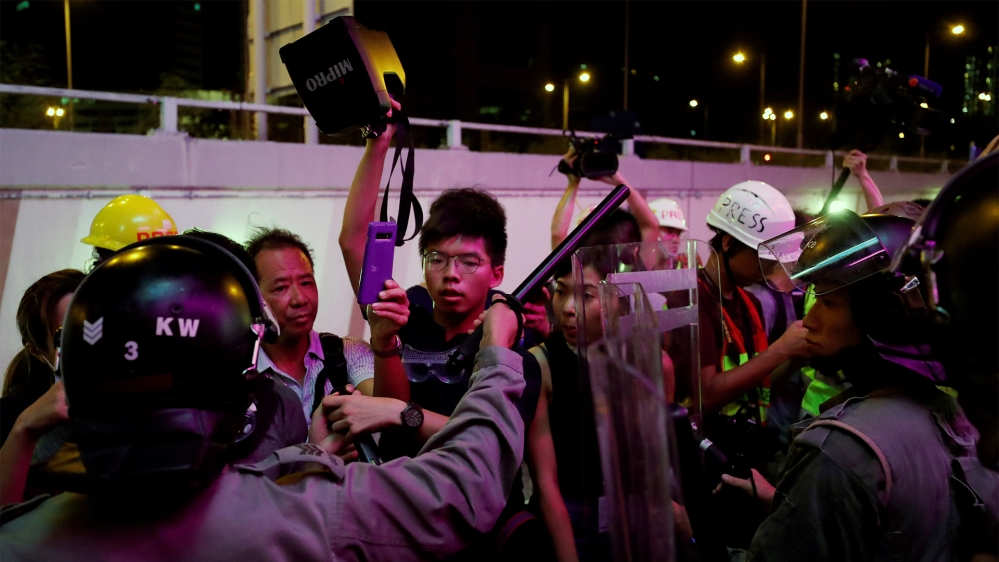 Hong Kong Pro-Democracy Protests [Tyrone Siu/Reuters] Joshua Wong