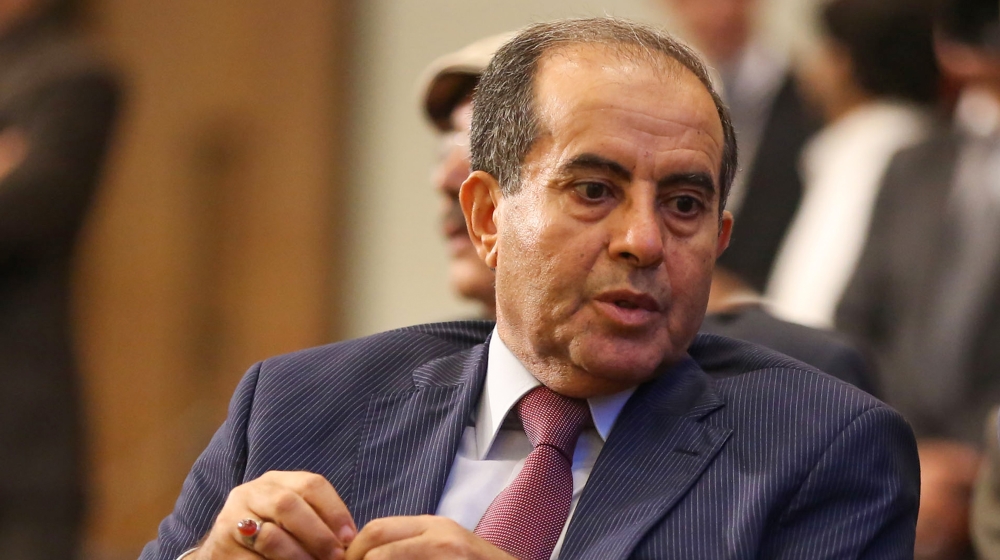Mahmud Jibril, the former head of Libya''s Transitional council during the country''s uprising, attends the transfer of authority ceremony in the capital Tripoli. Jibril,68, the former head of the rebel