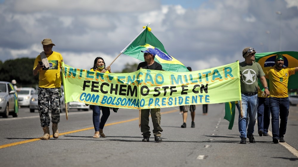 Brazil coronavirus protest