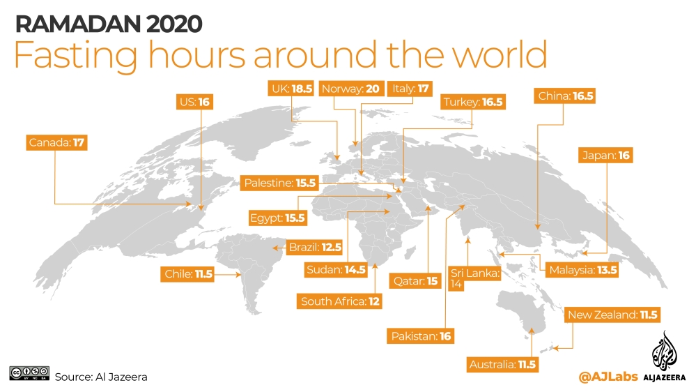 INTERACTIVE: Ramadan 2020 world map