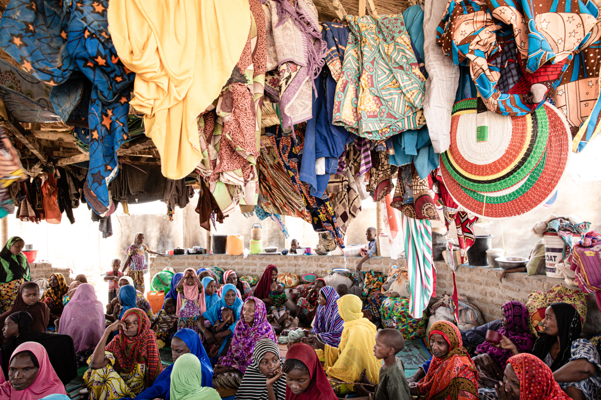 Some 250 families arrived at Gubio Camp in recent months and do not have a place to live.