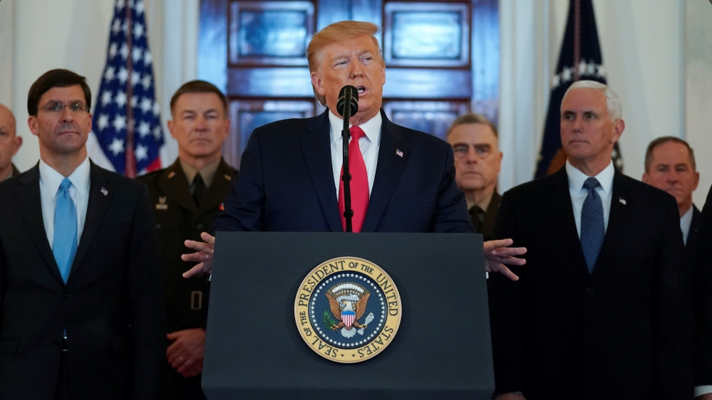 Trump Iran statement Reuters