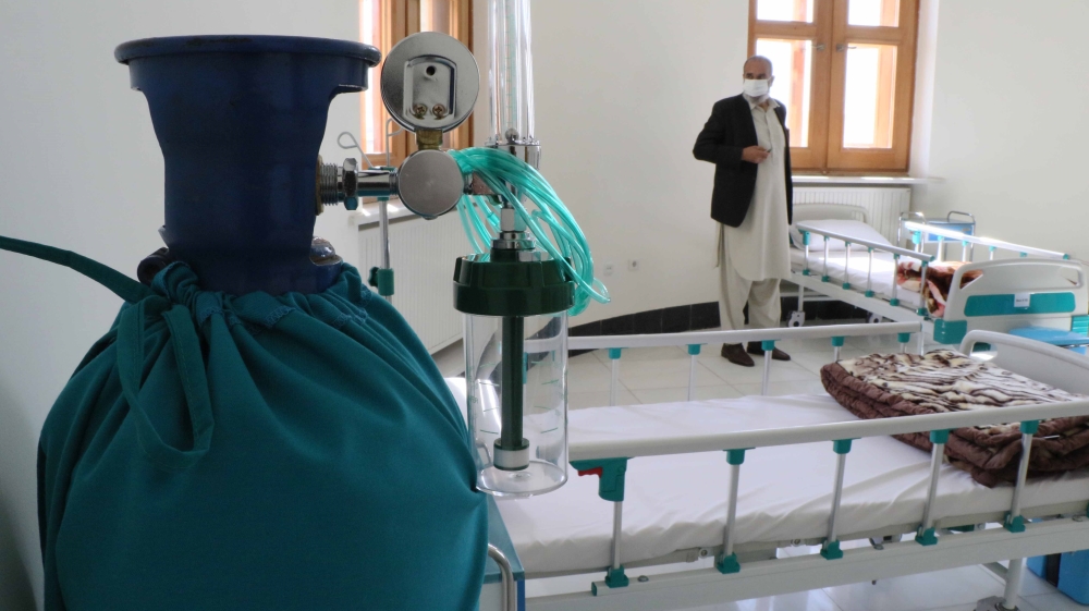 Afghanistan turns iconic palace into isolation facility
