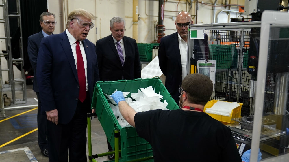 US Trump mask