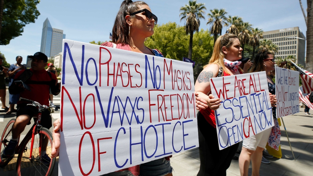 Coronavirus protests