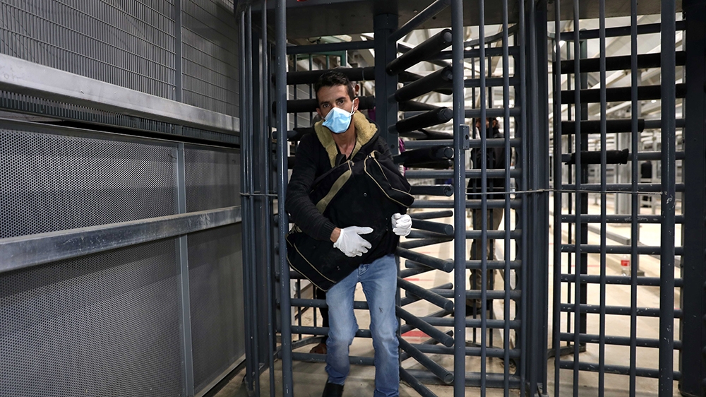 Palestinian workers