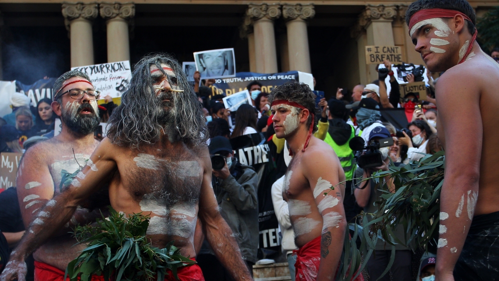Australians Rally In Solidarity With U.S. Black Lives Matter Marches Over