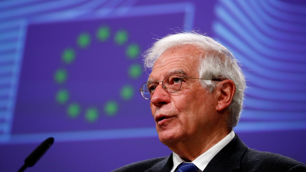 Virtual news conference on Operation Irini, in Brussels