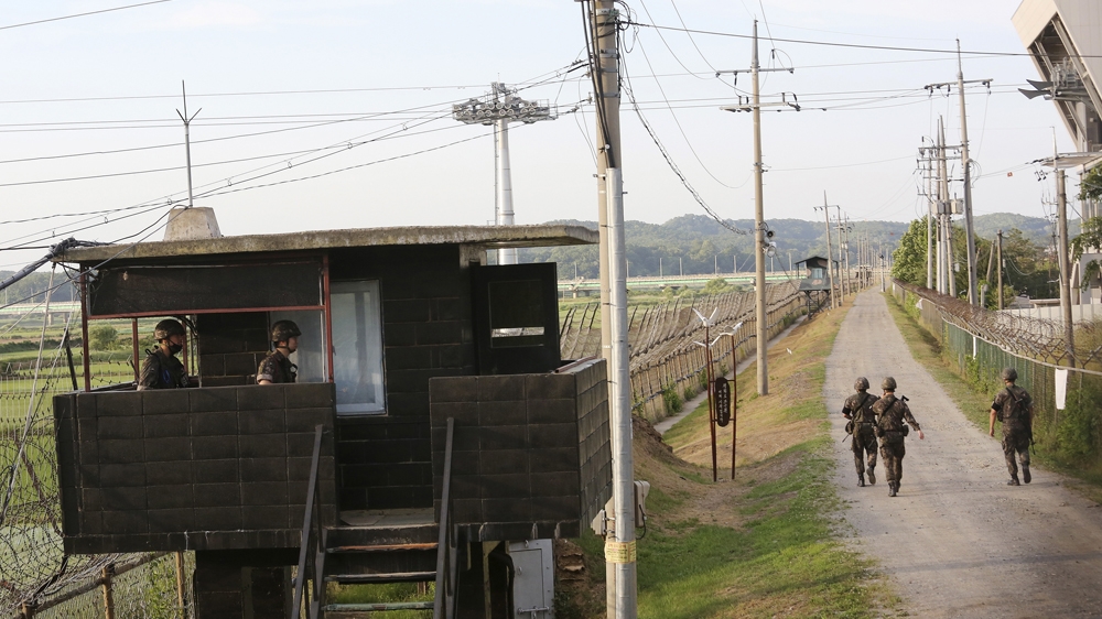 South Korea borders