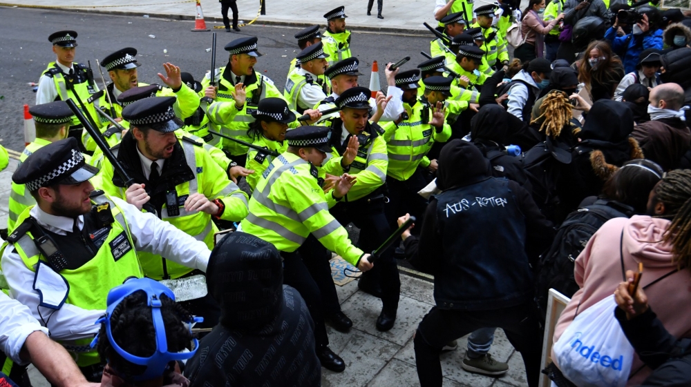 london protest