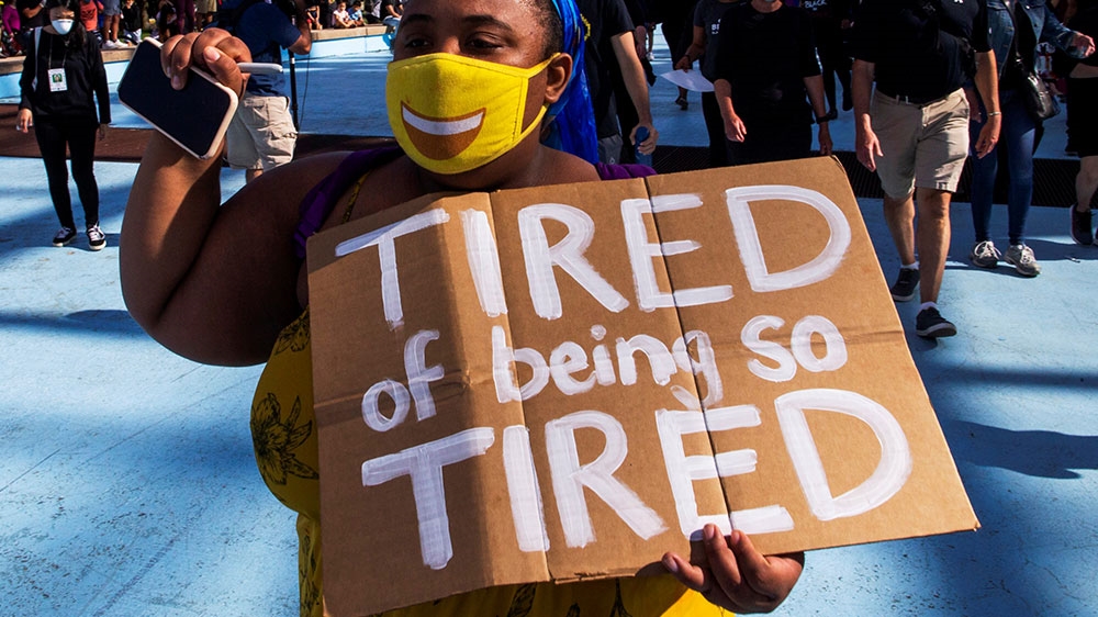 US protest