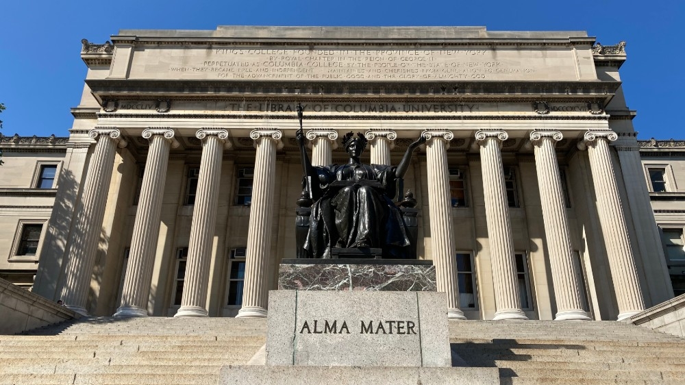 Columbia University, New York, the US