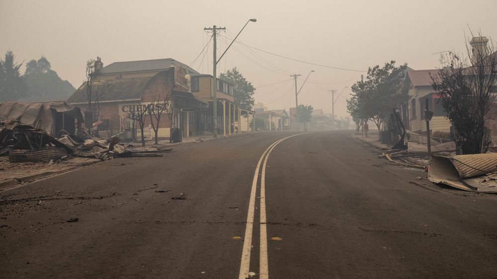 Cobargo was one of the towns devastated by the fires, which swept through the rural settlement on New Year’s Eve