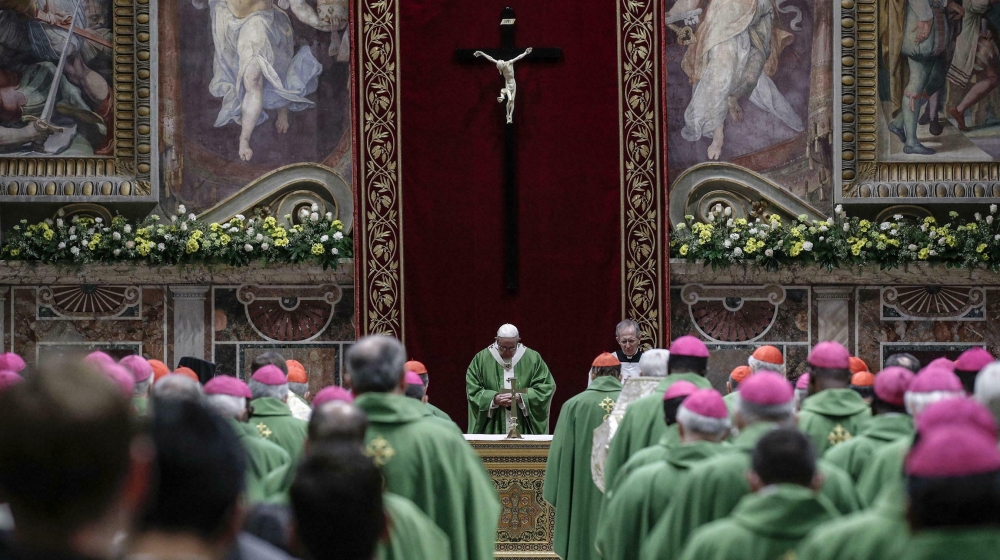 Pope Francis celebrates Mass to conclude his extraordinary summit of Catholic leaders summoned to Rome for a tutorial on preventing clergy sexual abuse and protecting children from predator priests. T