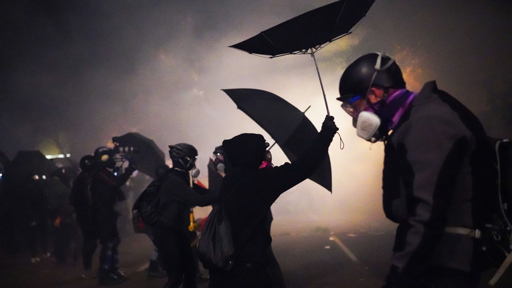 The federal police response to the ongoing protests against racial inequality has been criticised by city and state elected officials