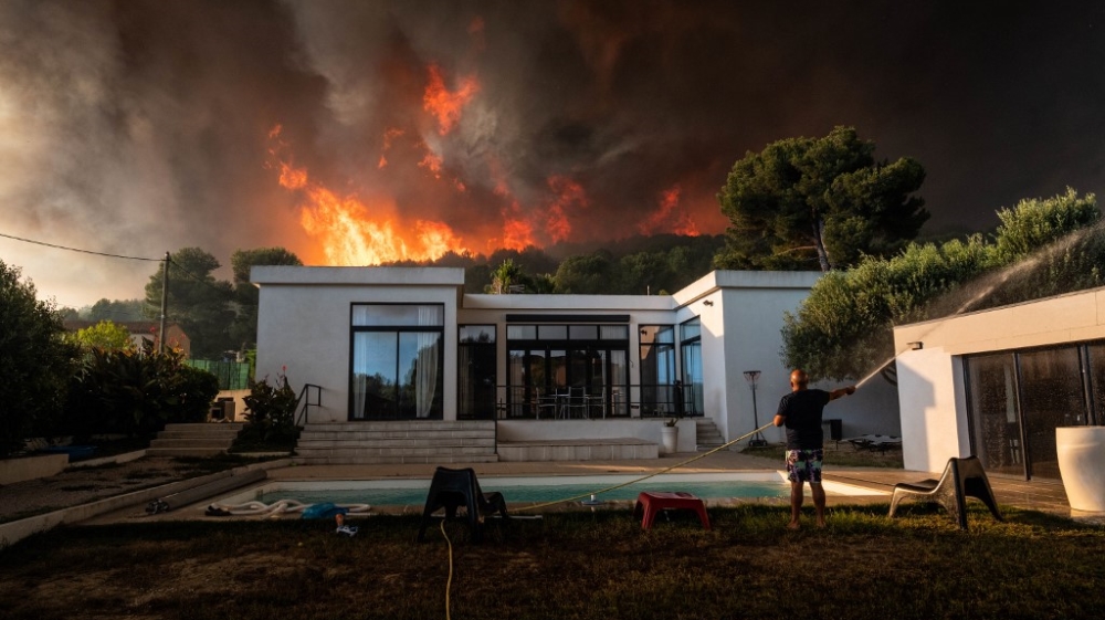 France forest fire