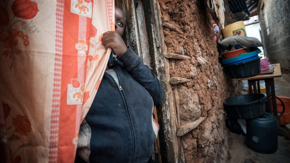 Seventeen-year-old Anna had just started her final year of boarding school when coronavirus came to Kenya. ‘In school we got sanitary towels and plenty of food. But since I got home, we struggled. My mother lost her job, there was no money, no food, no sanitary towels so I started looking for money,’ she says. ‘I met a 24-year-old boy in the streets who offered me some money for food and sanitary towels. Because he was so nice to me, we started to have sex and after one month I found out I was pregnant. The boy doesn’t want to support me and wanted me to do an (illegal) abortion. I feel terrible about my life and I’m afraid that I won’t be able to finish my school because my mother is a single mum so she needs to work and cannot support me with the baby’