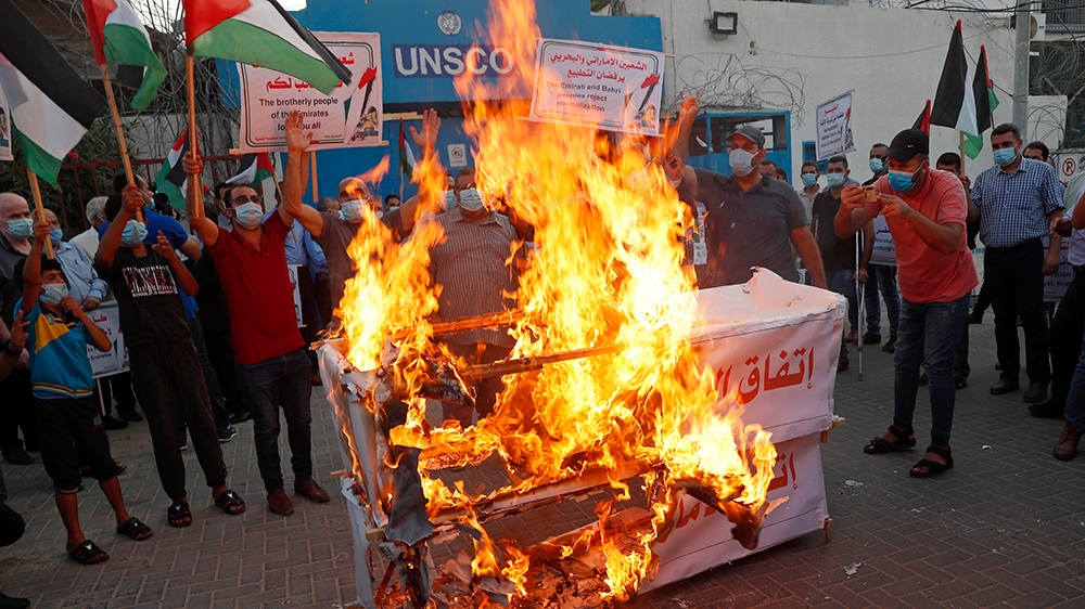 Palestinian protest