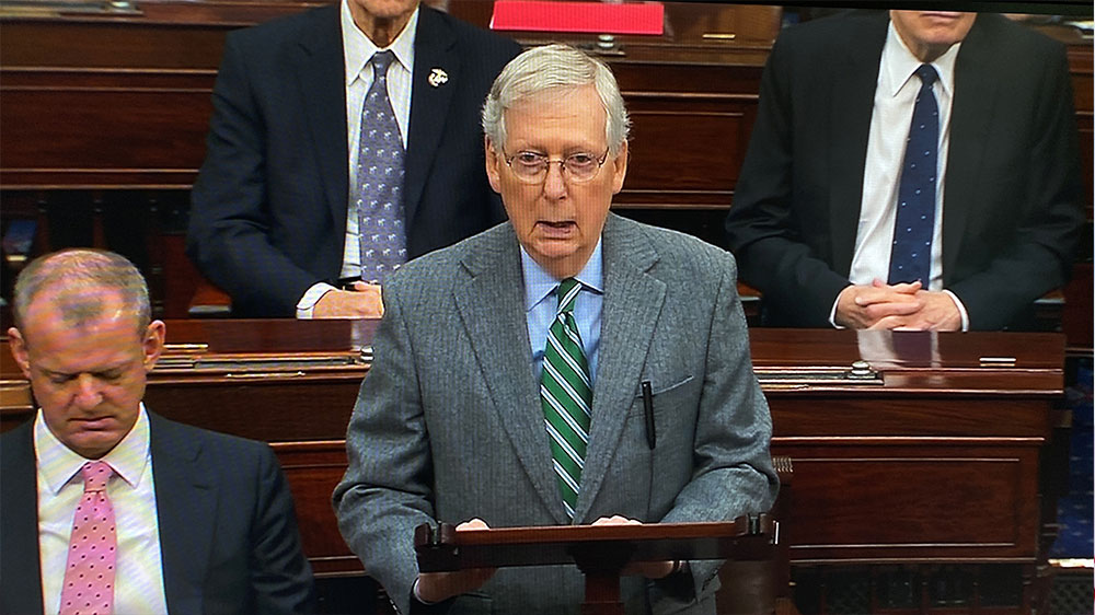 Senate Majority Leader Mitch McConnell commands a 53-47 majority in the US Senate and cannot afford to lose support from more than three Republican senators in a Supreme Court confirmation fight with Democrats