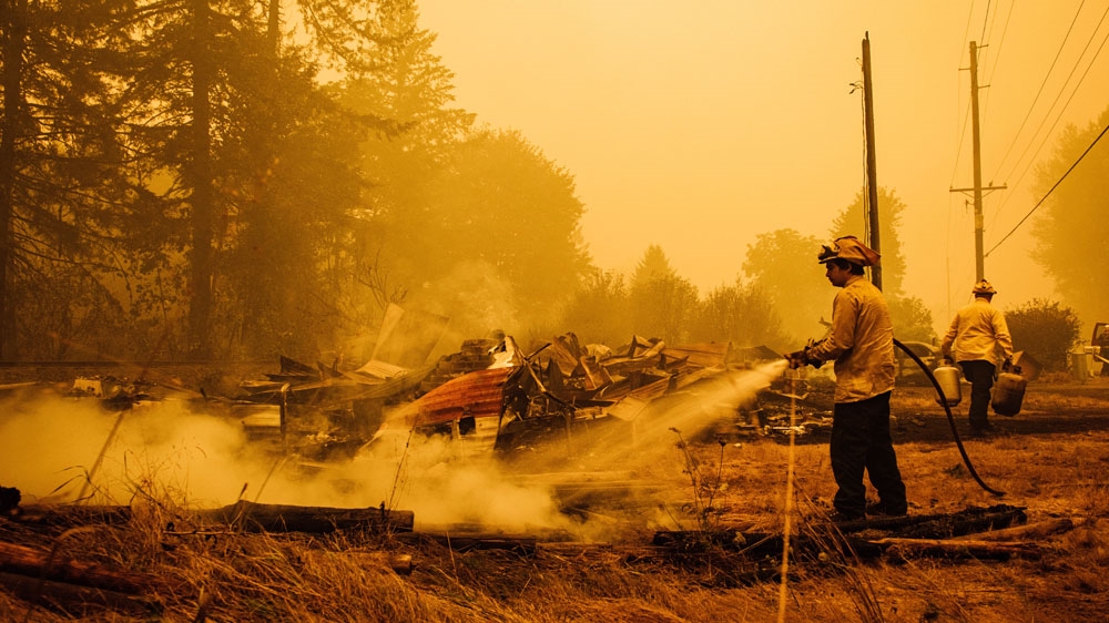 US fires