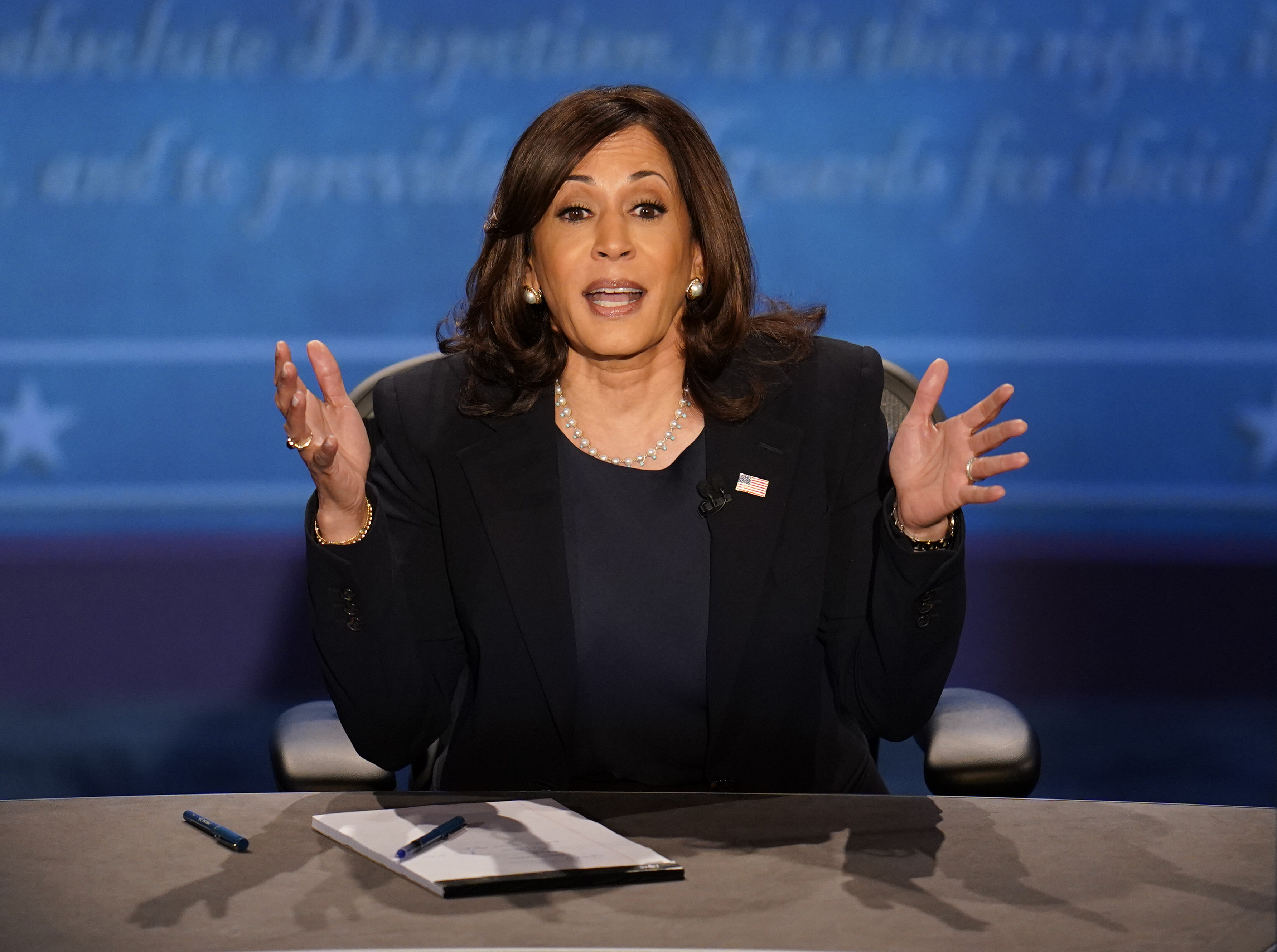 Democratic vice presidential candidate Kamala Harris attacked the Trump administration’s handling of the coronavirus pandemic as an historic failure in her opening remarks in the debate with Vice President Mike Pence