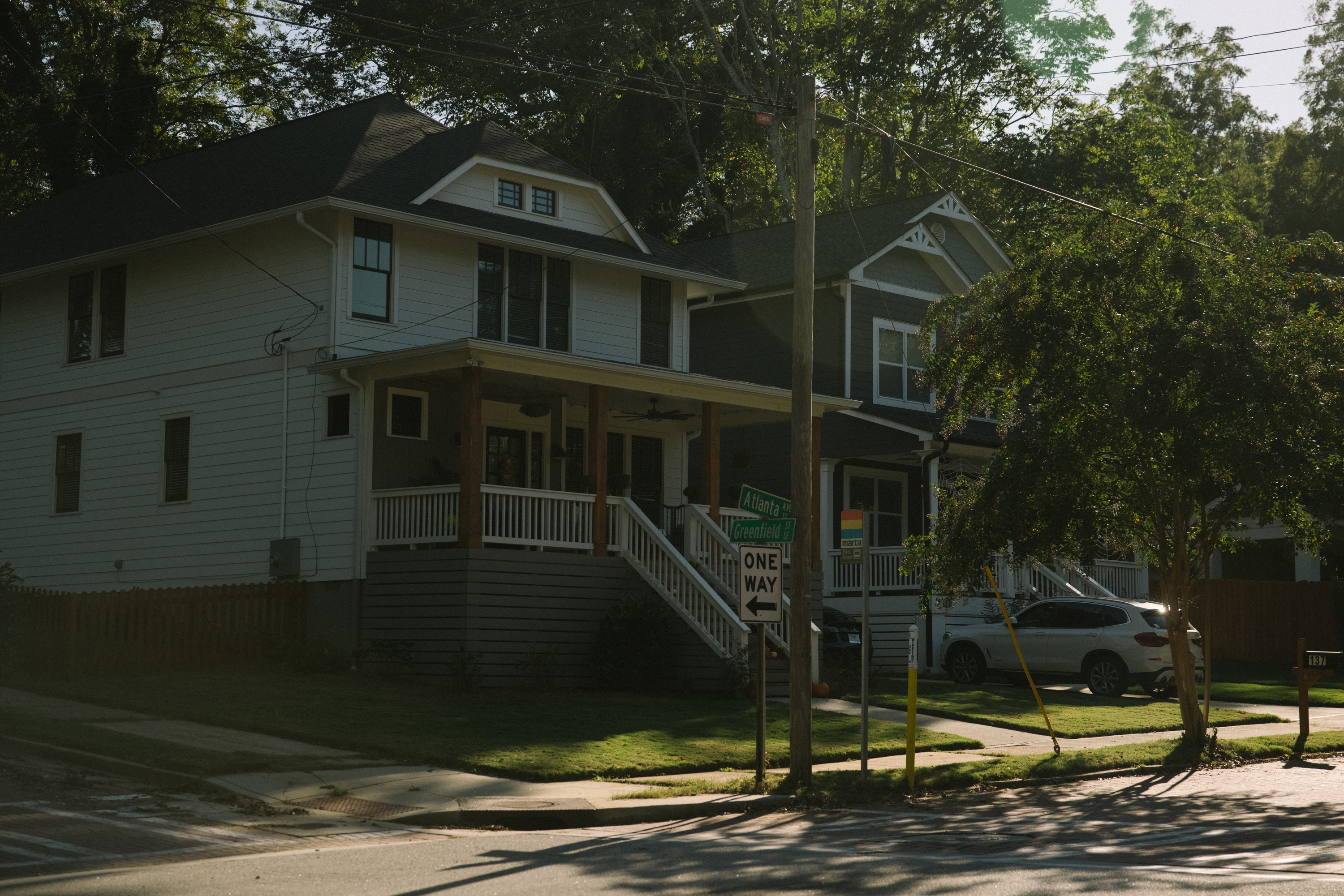 New houses where the old church once stood