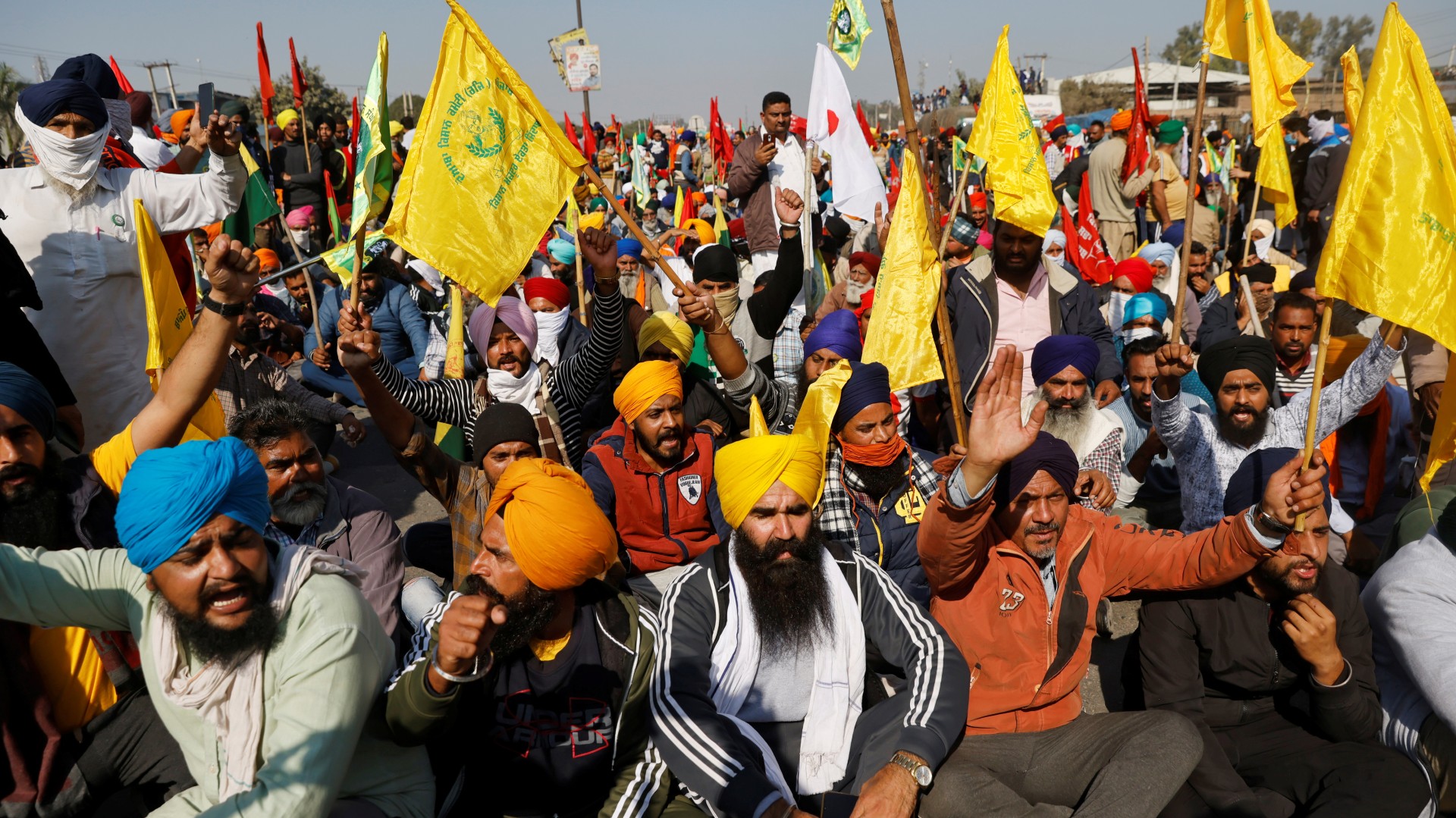 India farmers' protest