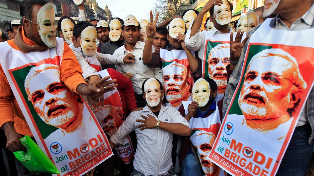Supporters of BJP