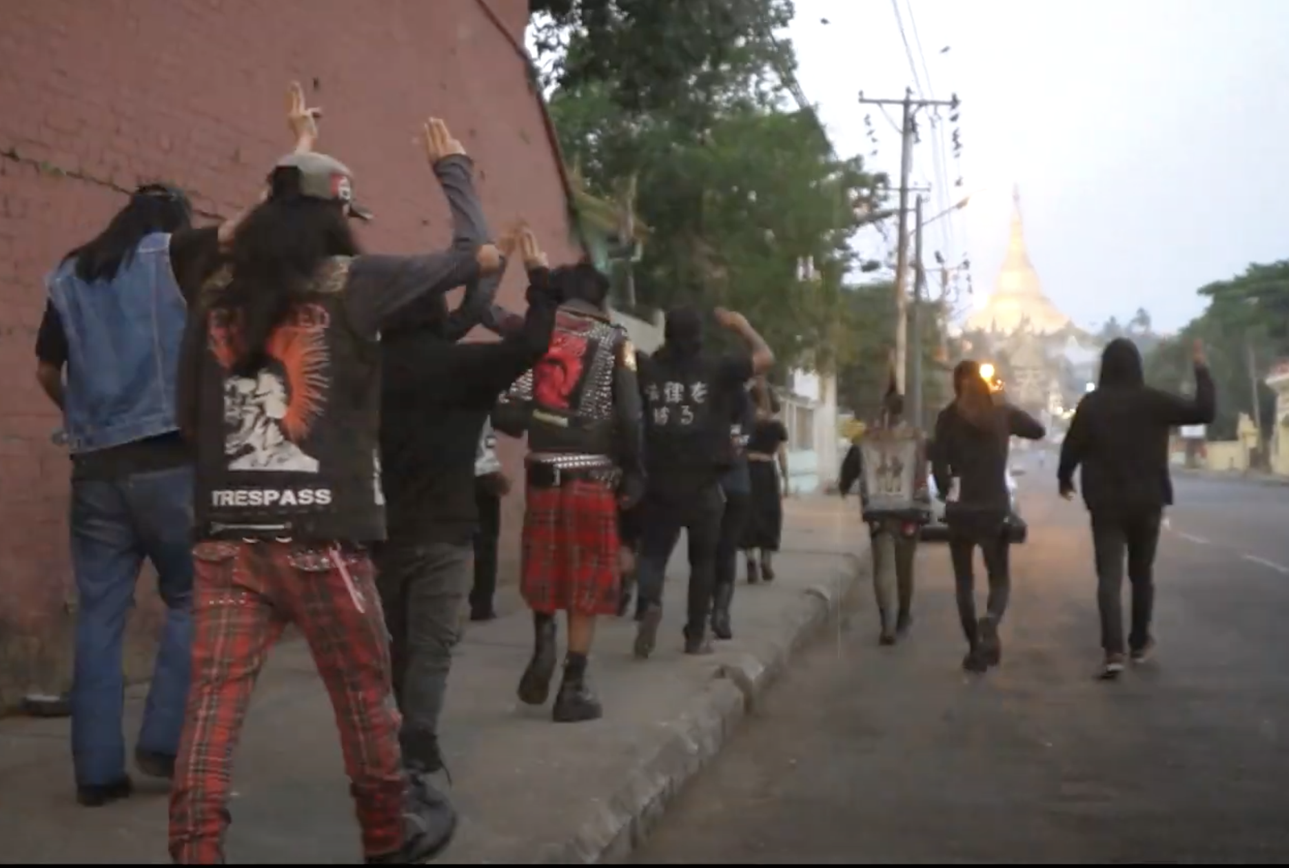 Rebel Riot hope their latest video ‘One Day’ will inspire the protesters who have taken to the streets since the military seized power on February 1