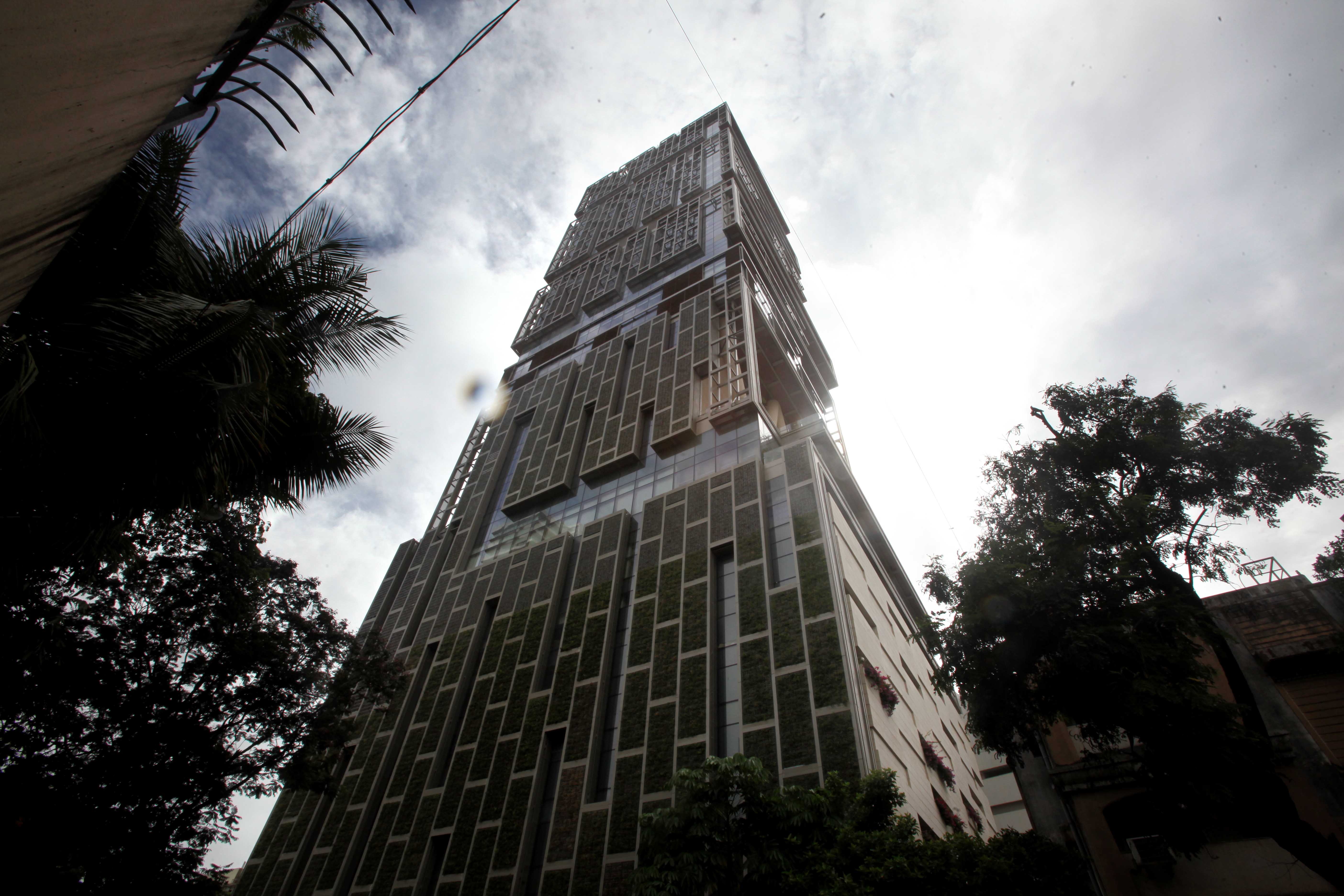 Mukesh Ambani’s house, Antilla Building, on Mumbai’s Altamount Road
